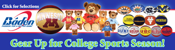 Toy Network's NCAA Balls, Bears, and More!