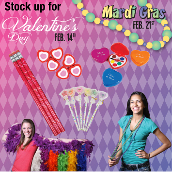 Toy Network Valentines and Mardi Gras Specials!
